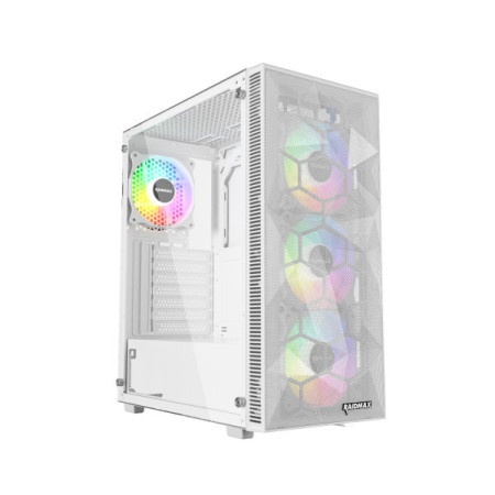 Raidmax FRGB/No-PSU/RT650RGBW Talos window/White, 4x 120mm Kuciste