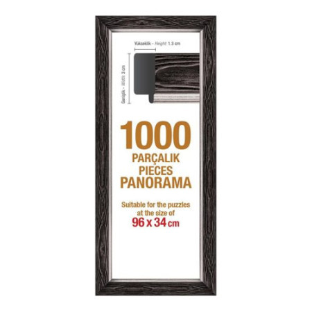 Ram za puzzle 1000 4370 panorama crni ( 49655 )