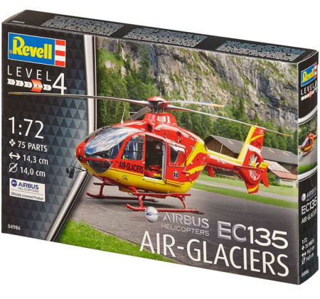 Revell maketa model set ec135 air-glaciers ( RV64986/5006 )