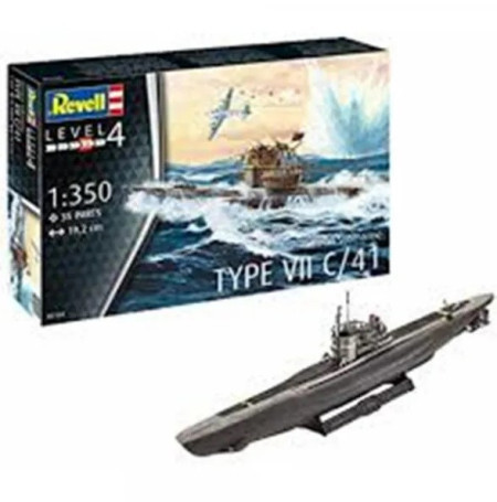 Revell maketa model set german submarine type ( RV65154/5006 ) - Img 1