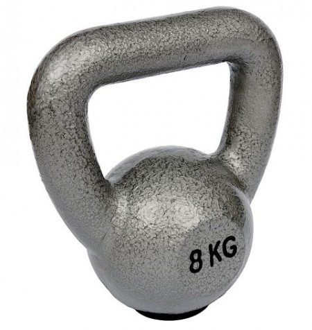 Ring kettlebell 8kg grey liveni - RX KETT-8 - Img 1
