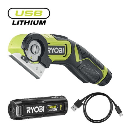 Ryobi Kompaktni bežični alat za sečenje, USB Lithium™ 4V (2,0 Ah) ( RCT4-120G )