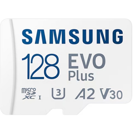 Samsung MicroSDXC 128GB 2024, EVO Plus, U3, V30, A2, Read : up to 160MB/s ( MB-MC128SA/EU ) -1