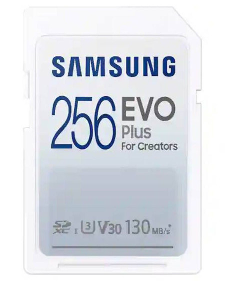 Samsung SDXC 256GB, evo plus, UHS-1 Speed Class 3 (U3) and Class 10 ( MB-SC256K/EU ) - Img 1