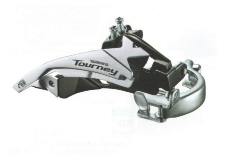 Shimano menjač prednji tourney fd-ty500-ts6 3x6/7 sa šelnom 34.9mm (+28.6/31.8 adpt) 42t top top-swing dual-pull ( EFDTY500TSX6/F23-5 )