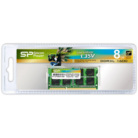 SiliconPower 8GB DDR3L-1600,CL11 memorija ( SP008GLSTU160N02 )