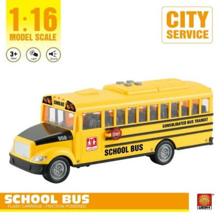 Skolski autobus sa zvukom i svetlom ( 50/70424 )