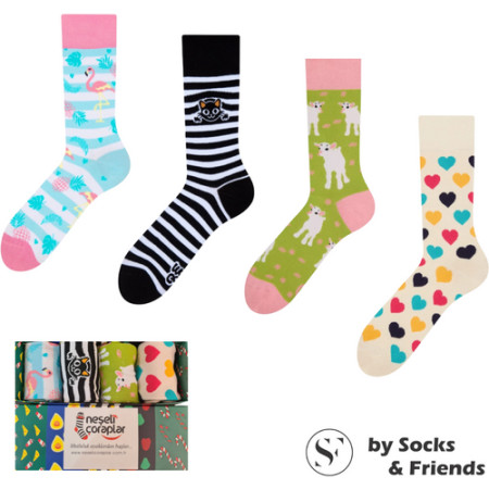 Socks &amp; Friends set čarapa 4/1 Girly ( 3434 ) - Img 1