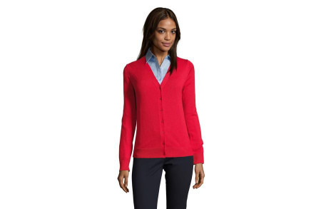 SOL&#039;S Golden ženski džemper na kopčanje crvena S ( 390.012.20.S ) - Img 1