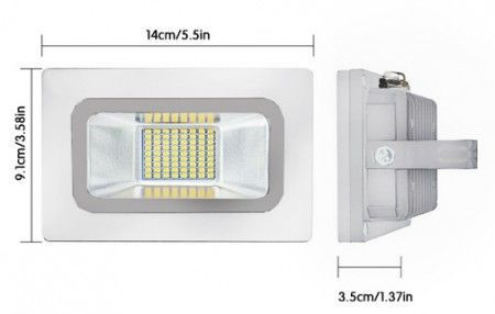 Spectra LED reflektor 30W LRSMDA3-30 6500K beli ( 112-1011 ) - Img 1