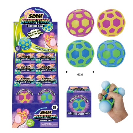 Squeezy antistress, gumena igračka, fudbalska lopta, miks ( 894396 )