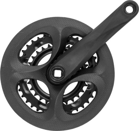 Srednji pogon mtb crni 28/38/48t ( 3600109 )