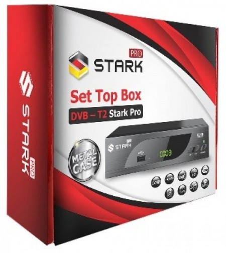 Stark PRO set top box DVB-T2 PVR, teletex, metalno kućište