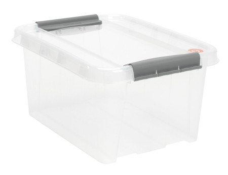 Storage box probox 32L w/lid transparent ( 4922021 )