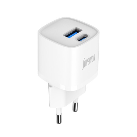 Superior Kuciste punjaca su-p104 30w gan super fast usb a qc3.0+type c belo ( P1225 )