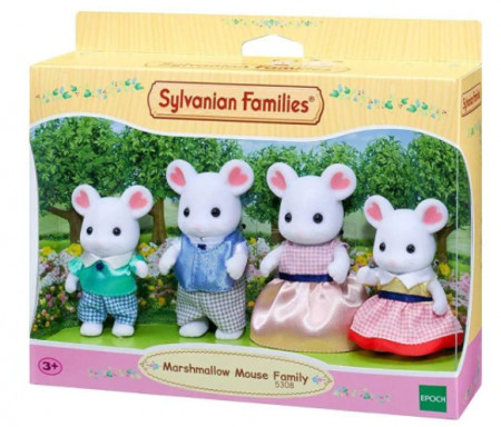 Sylvanian marshmallow mouse family ( EC5308 )