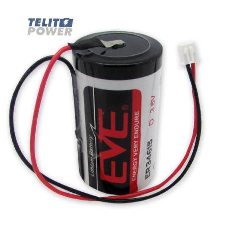 TelitPower baterija Litijum ER34615 sa konektorom za toplotna merila Danfoss Infocal 5 3.6V 19000mAh ( P-1088 )