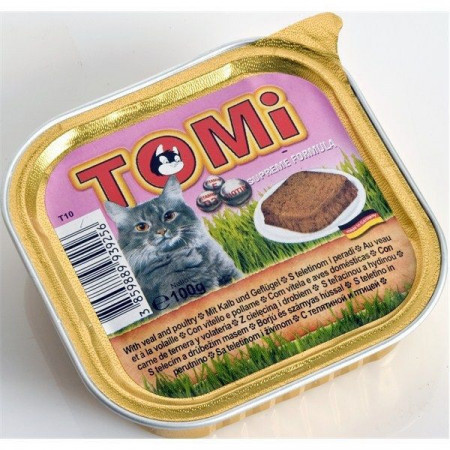 Tomi hrana za mačke pasteta 100g teletina/živina ( TM43027 )
