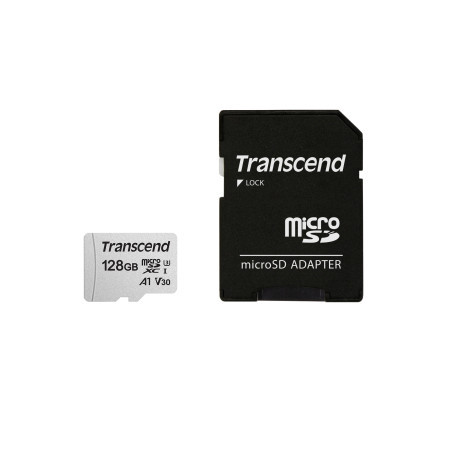 Transcend 128GB microSD w/ adapter UHS-I U3 A1 memorijska kartica ( TS128GUSD300S-A )