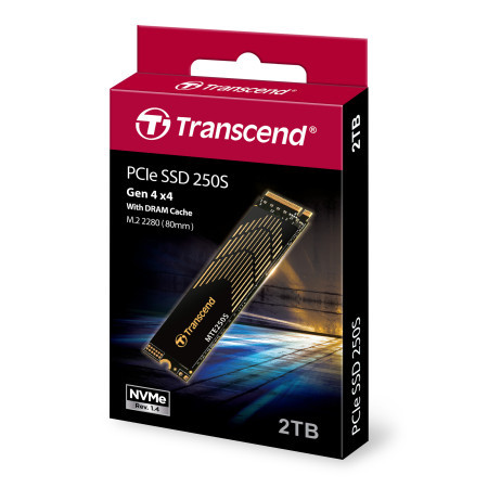 Transcend 2TB, M.2 2280, PCIe Gen4x4, NVMe ( TS2TMTE250S )