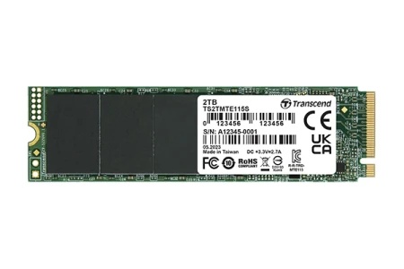 Transcend SSD 2TB/interni/M.2/NVMe/crna ( TS2TMTE115S )