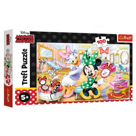 Tref line puzzle 100 minnie in beaut ( T16387 )