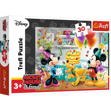 Tref line puzzle 30 birthday cake ( T18211 )