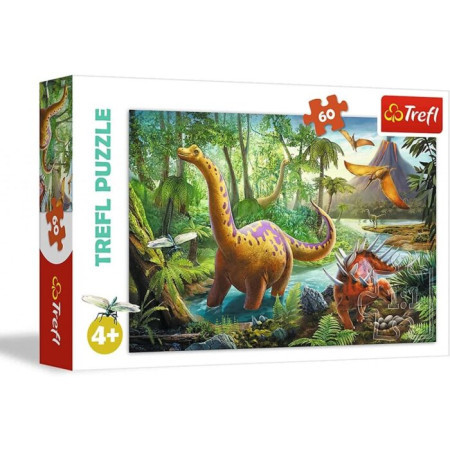 Tref line puzzle 60 delova dinosaur migratio ( T17319 ) - Img 1