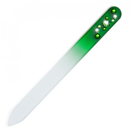 Turpija za nokte sa zelenim swarovski kristalom wind green oliver weber ( 59103.gre ) - Img 1