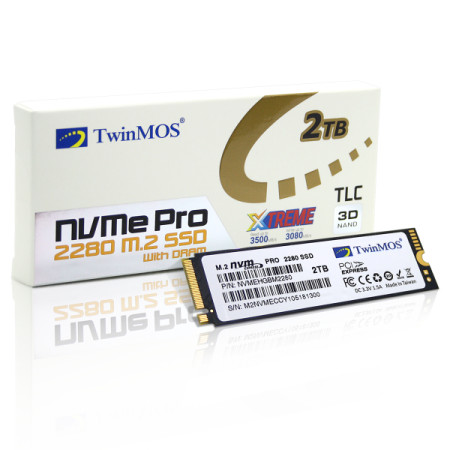 TwinMOS SSD M.2 NVMe 2TB 3500MBs/3080MBs NVMEHGBM2280 - Img 1