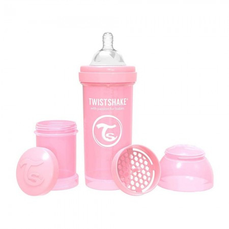 Twistshake flaŠica za bebe 260 ml pastel pink ( TS78255 ) - Img 1