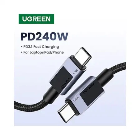 Ugreen l513 usb-c na usb-c kabl za brzo punjenje 240w 2m ( 45068 )