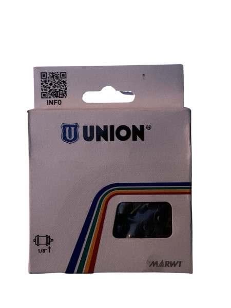 Union lanac 410h, 1/2&quot x 1/8&quot x 112 - jednobrzinski, crni, pakovanje u kutiji ( 390410/Z11-5 )