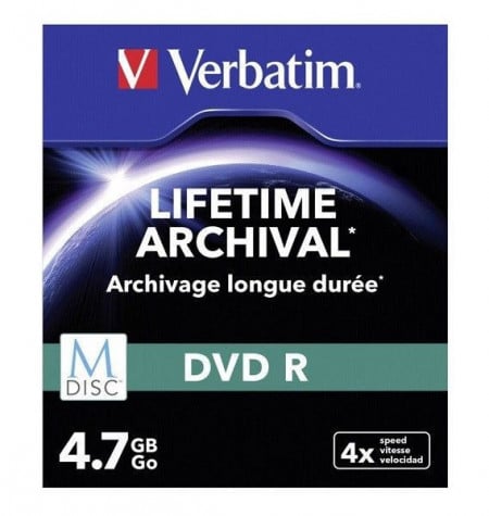 Verbatim 43826 DVD-R M-Disk 4.7GB 4X slim case ( 554M/Z )