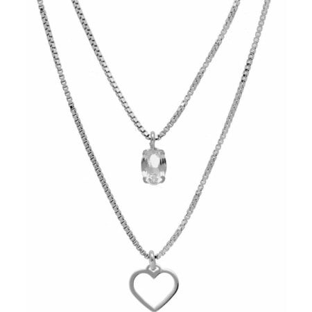 Victoria cruz genoveva crystal ogrlica sa swarovski kristalom ( a4568-07hg )-1