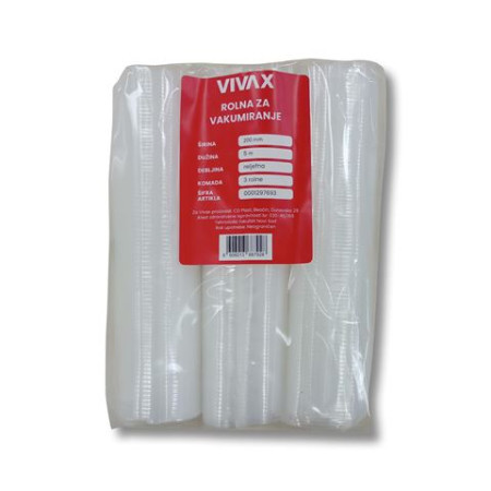 Vivax home rolna za vakumiranje 200mm x 5m / 3 rolne ( 0001297693 )