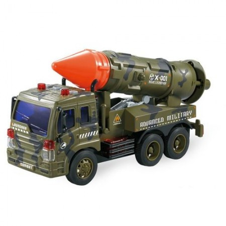 Vojni kamion sa raketom 1:16 sa zvukom i svetlom WY650C ( 50/17972 ) - Img 1