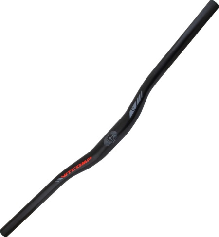 Volan čelik 31.8x640mm rise 30mm b.sw 5 deg crvena vit comp ( 3832061 )