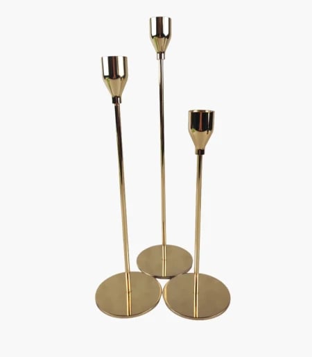 Weimin dekorativni svećnjak zlatni - okrugli ( 31465 )  - Img 1