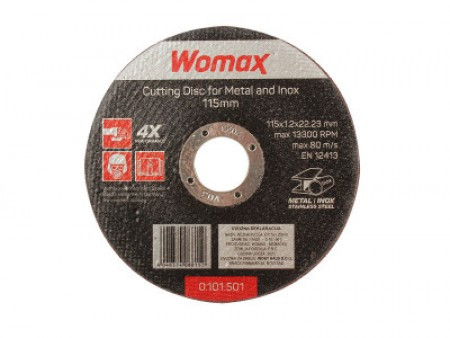 Womax rezna ploča o115x1.60mm za metal i inox ( 0101502 ) - Img 1