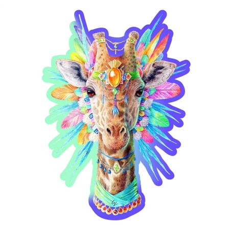 Wooden City Natty Giraffe Wooden Puzzle M (150 Pieces) ( 058871 )