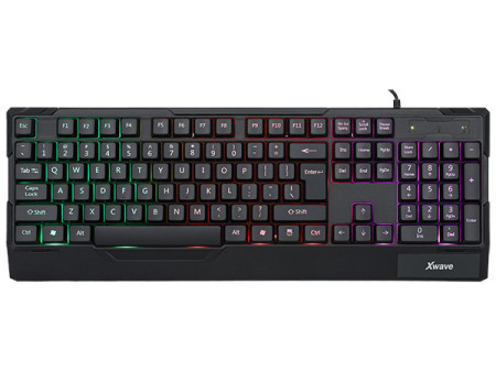 Xwave tastatura gejmerska sa RGB pozadinskim osvetljenjem crna,USA slova ( XL 01 )