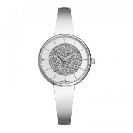 Ženski adriatica essence srebrni beli elegantni ručni sat sa srebrnim metalnim kaišem ( a3718.5113q ) - Img 1