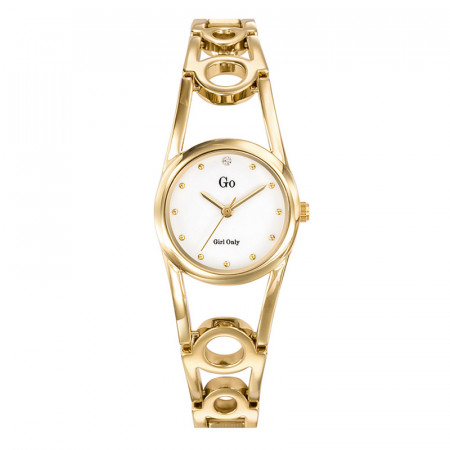 Ženski girl only zlatni elegantni ručni sat sa zlatnim metalnim kaišem ( 695087 ) - Img 1