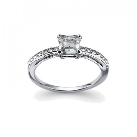 Ženski oliver weber private crystal prsten sa swarovski belim kristalom m ( 41134m ) - Img 1