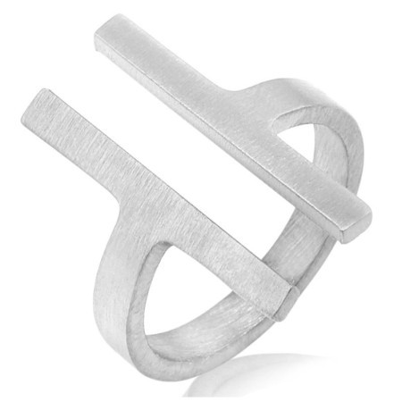 Ženski santa barbara polo srebrni prsten od hirurškog Čelika m ( sbj.3.7001.m.1 ) - Img 1