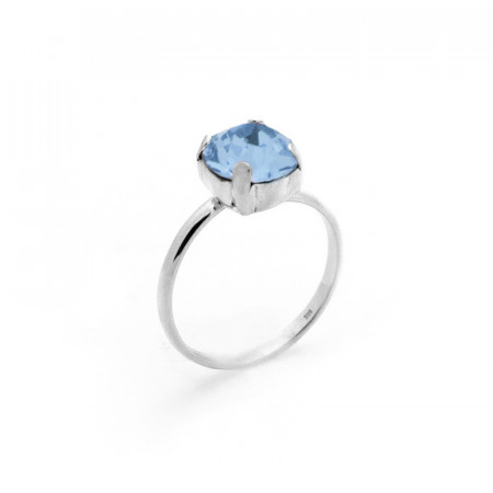 Ženski victoria cruz celine m light sapphire prsten sa swarovski plavim kristalom ( a3190-09a )