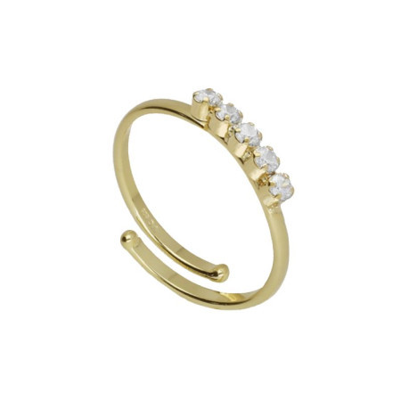 Ženski victoria cruz eunoia crystal gold prsten sa swarovski kristalima ( a4362-07da ) - Img 1