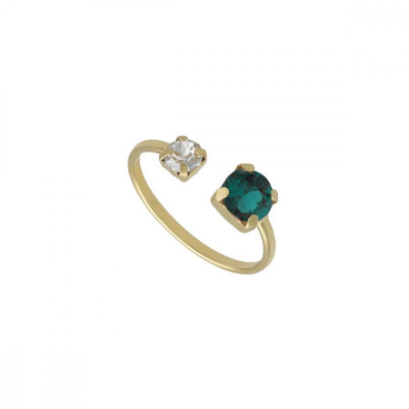 Ženski victoria cruz jasmine emerald prsten sa swarovski kristalima ( a3753-20da ) - Img 1