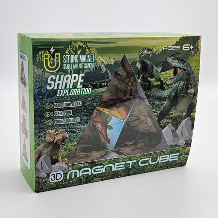 3D magnet cube, kocka, magnet, dinosaurus, 3D ( 885121 )